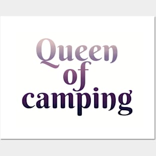 Queen of camping Posters and Art